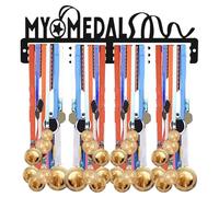 Award Hanger Display,Wall Mount Iron Trophy Ribbons Rack,Wall Mount Award Display Hanger | for Men Women Athletes Boys Girls Runners Sports Races Gymnastics Soccer