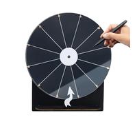 Award Wheel Game - 11 Inch Wooden Table Spinner, Fun Family Night Activity, Holiday Celebration Reward Tool | Event Planner
