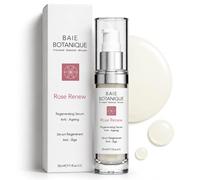 Award-Winning Botanical Hyaluronic Acid Serum - Organic Hydrating & Anti-Ageing Face Serum - Helps Plump Skin & Improve Radiance - Baie Botanique Rose Renew, 30ml