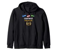 Award Winning Centrist - Gifts for Centrists Zip Hoodie