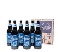 Award Winning Dhustone Stout Gift Pack - Dhustone Smooth Dark Stout Ale, Premium Traditional English Real Ale, by a Craft UK Brewery (Dhustone Dark Stout, 6 Pack)