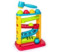 Award Winning Durable Pound A Ball, Stacking, Learning, Active, Early Developmental Montessori Toy, Fun Gift for Toddler & Kids - STEM Developmental Educational Toys - Great Birthday Gift