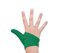 Award Winning Thumb Glove - Stop Thumb Sucking, Skin Picking, Skin and Nail Biting. Dry Hands, Eczema, Psoriasis. Children and Adults. Touch Screen Compatible. (Green, X-Large (Adult/Larger Hands))