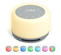 Award Winning Zello Original White Noise Machine Baby White Noise Sound Machine for Adults Kids Baby 30 Soothing Sounds 7 Colour Night Light Memory Function Rechargeable Sleep Timer Baby Sleep Aid