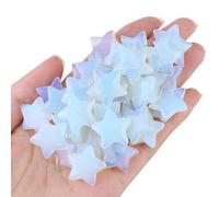 AWARDSEN 20 Pcs Opal Crystals Star Gemstones Set Healing Crystals Natural Reiki Protection Polished Stones Meditation Energy Balancing Crystal
