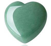 AWARDSEN 60 mm Large Heart Green Aventurine Crystals Gemstones Gifts for Women, Green Heart Shaped Stone Reiki Healing Crystals for Valentine's Day, Anniversary, Birthdays and Thanksgiving Day