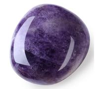 AWARDSEN Amethyst Crystal Healing Crystals 1.57-2.0" Large Polished Stones 0.98" Thick Natural Reiki Protection Crystal Spiritual Witchcraft Meditation Stone Energy Balancing Anxiety Crystal