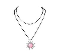 AWARDSEN Gothic Necklace Sun Choker Witchy Necklace Punk Necklaces y2k Gothic Jewellery Halloween Valentine's Day Witch Gift for Women Girlfriend Lovers