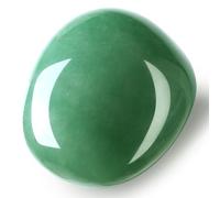 AWARDSEN Green Aventurine Crystal Healing Crystals 1.57-2.0" Large Polished Stones 0.98" Thick Natural Reiki Protection Crystal Spiritual Witchcraft Meditation Stone Energy Balancing Anxiety Crystal