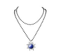 AWARDSEN Sun Gothic Necklace Choker Pendant Necklace for Women Punk Hippie Jewelry Halloween Christmas New Year Gothic Gift for Women Vampire Cosplay Lovers