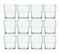 Aware Hill Recycled Glass Stacking Tumblers - 300ml - Green - Pack of 12 Pasabahce Green One Size