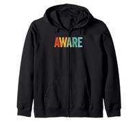 Awareness autism support accept understanding ADHD spectrum Zip Hoodie