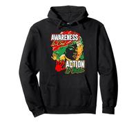 "Awareness Is Cool, Action Is Better" - Black History Month Pullover Hoodie