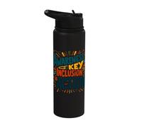 Awareness is Key Inclusion is Action Stainless Steel Insulated Water Bottle