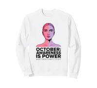 Awareness Is Power, Breast Cancer & Domestic Violence Sweatshirt