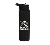 Awareness is The Advantage Operator Stainless Steel Insulated Water Bottle