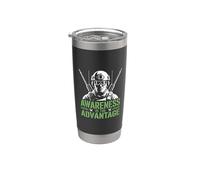 Awareness is The Advantage Tactical Operator Stainless Steel Insulated Tumbler