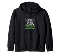 Awareness Is The Advantage Tactical Operator Zip Hoodie