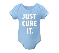 Awareness Just Cure It Baby Bodysuit Jumper Girls Sky Blue-style 6months