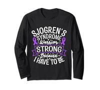 Awareness Month Strong Sjogren's Syndrome Awareness Long Sleeve T-Shirt