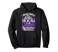 Awareness Month Wear Purple Sjogren's Syndrome Awareness Pullover Hoodie