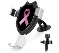 Awareness Ribbon Car Phone Holder Rotatable Mount Dashboard Windshield Air Vent Accessories