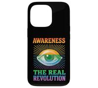 Awareness The Real Revolution Eye Design Conscious Mind Case for iPhone 13 Pro