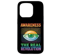 Awareness The Real Revolution Eye Design Conscious Mind Case for iPhone 15 Pro