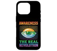 Awareness The Real Revolution Eye Design Conscious Mind Case for iPhone 16 Pro