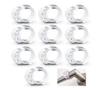 AWAVM 10 PCS Door Handle Stoppers, Door Handle Buffers, Door Stop Bumpers, Anti-Collision Pads, Door Handle Anti-Collision Sleeves, Door Stops, to Protect Walls and Furniture