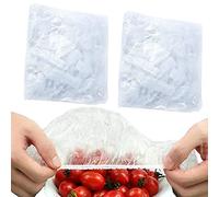 AWAVM 100 PCS Shrinkable Fresh Keeping Bags Cling Film Bag Plastic Food Storage Covers Bags Plastic Food Storage Covers for Fruit Preservation and Food Storage(200)