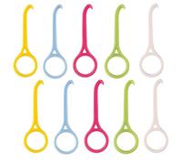 AWAVM 10PCS Dental Braces Removal Hook, Retainer Removal Tool, Invisible Braces Extractor, Braces Remover (Pink, Blue, Yellow, White, Green)