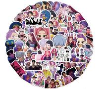 AWAVM 178pcs Sticker Set Anime Design, K-Pop Inspired Waterproof Stickers for Teens & Adults, Laptop, Phone, Helm, Skateboard, DIY