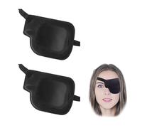 AWAVM 2 Pieces of Adult Eye Patch, Single Eye Patch, Elastic Adjustable, 3D Eye Patch,Medical Eye Patches (Left)