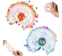 AWAVM 2PCS Doughnuts Squishy Doughnut Squishy Biscuit Stress Relief Toy Doughnut Taba Squishy Pinching Biscuit Squishy Toys Oreo Squishy Stress Squeeze Toys Fufu Squishy Taba Squishy for Kids Adults