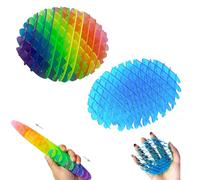 AWAVM 2PCS Fidget Worm, Worm Fidget Toy, Fidget Toys for Kids, Squeeze Toy, Autism Sensory Toys Squeeze Fidget Toys Stress & Anxiety Relief Toys for Kids & Adults ADHD Autism Gifts Fun Toys