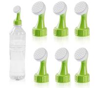 AWAVM 6 Pack Bottle Top Sprinkler DIY Small Plastic Watering Can Plant Waterers Suitable for Drinking Bottles Seed Seedling Garden Irrigation