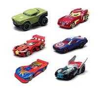 AWAVM 6PCS Spider Car Avengers Marvel Alloy Car Toys Gift for Fan Kids Ages 4 and Up