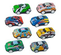 AWAVM 8 Pcs Mini Racers Pull Back Cars Set - Mini Push and Go Car Toy for Kids Boys Girls Birthday Party Bags Fillers