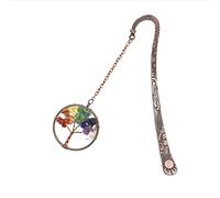 AWAVM Natural GraveCrystal Tree of Life Bookmarks, Handmade Personalized Bookmarks, Bookmarks for Women and Men, Gifts for Book Friends, Gifts for Teachers,Pack of 1.