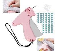 AWAVM Quick Clothing Fixer, Mini Quick Repair Garment Sewing Machine, Instant Button Garment Connector, Micro Stitch Gun，Comes with 50 Bear Buckles and 12 Plastic Needles, A Total of 660 Pieces