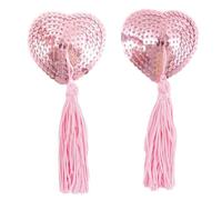 AWAVM TINSEL TITS SIMPLY THE BREAST,GIFT FOR HER RUDE PRANK FRIEND WOMEN NOVELTY WIFE GIRLFRIEND SISTER NIPPLE TASSELS BIRTHDAY LADIES CHRISTMAS STOCKING FILLER ADULT SECRET SANTA (Pink)