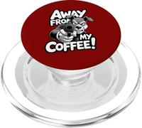 Away From My Coffee Funny Dog - Angry Coffeelover PopSockets PopGrip for MagSafe