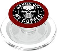 Away from My Coffee! Funny Skull Coffee PopSockets PopGrip for MagSafe