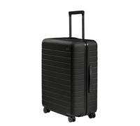 Away Medium Checked Suitcase, Jet Black, Standard, The Medium