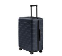 Away Medium Checked Suitcase, Navy Blue, Standard, The Medium