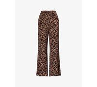Away That Day Womens Away That Day St Barts Leopard Print Woven Trousers Leopard Print S/M