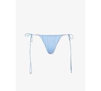 Away That Day Womens Powder Blue Rio Mid-rise Self-tie Stretch-recycled Polyamide Bikini Bottoms Xl