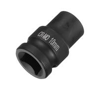 Awclub 1/2-Inch Drive 4 Point Square Impact Socket 10mm CR-MO Blackening, Metric Chamfered Female Pipe Plug Socket Tool | Professional Grade
