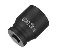 Awclub 1/2-Inch Drive 4 Point Square Impact Socket 21mm CR-MO Blackening, Metric Chamfered Female Pipe Plug Socket Tool | Professional Grade